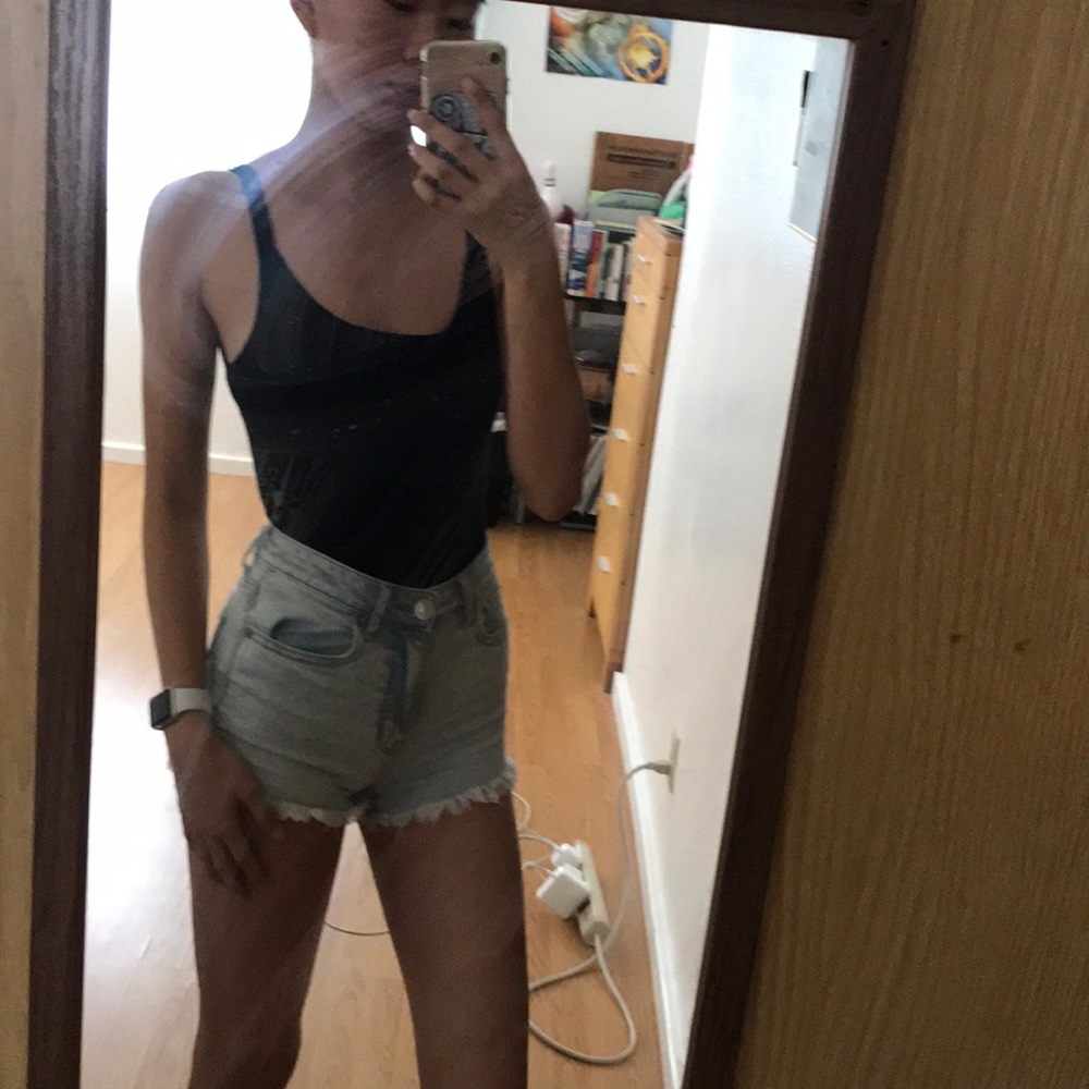 American Eagle Black Body Suit XS